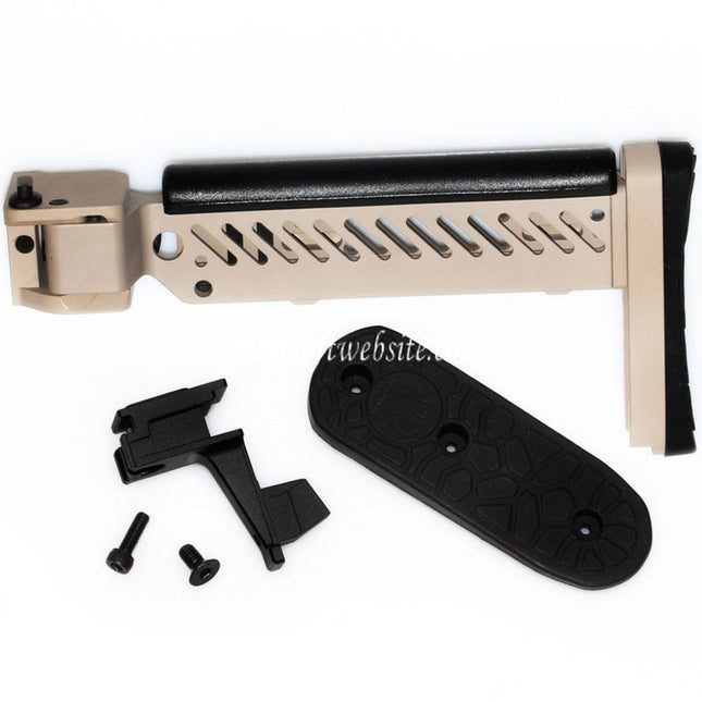 5KU PT-5 Side Pliable Crosse Convient pour Tokyo Marui AKM Série Fusil Airsoft