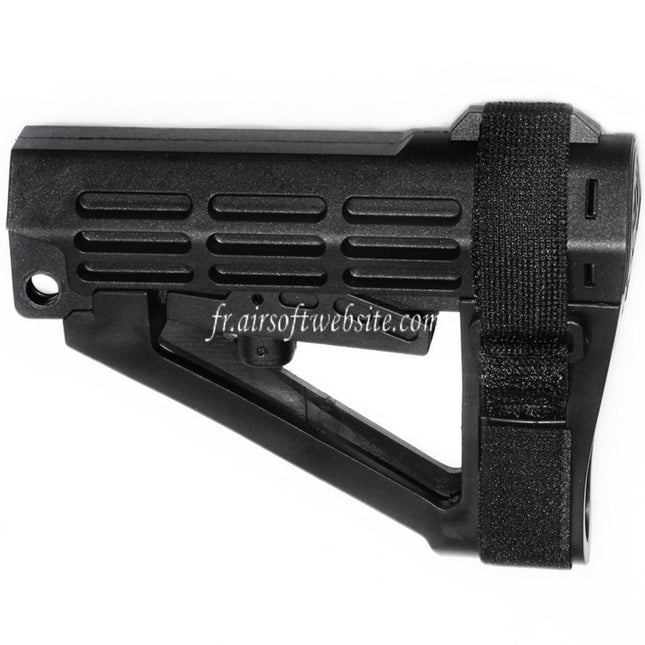 DOUBLE BELL 180mm Polymère Crosse Convient pour M4 Série GBB Fusil Airsoft