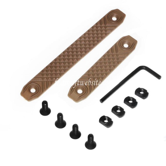 DOUBLE BELL 2pièces Polymère M-Lok Rail Couvre Type-C