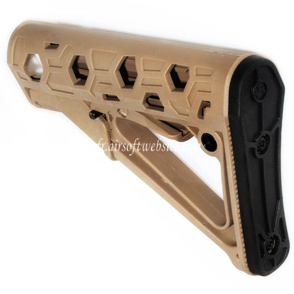 DOUBLE BELL 183mm Polymère Crosse Convient pour M4 Série GBB Fusil Airsoft