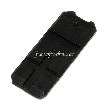 E&C Rail Section Convient pour E&C Tokyo Marui Hi-Capa Série GBB Pistolet Airsoft Noir