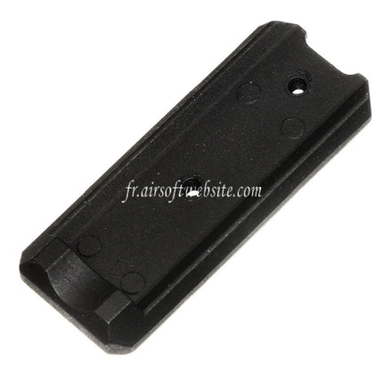 E&C Rail Section Convient pour E&C Tokyo Marui Hi-Capa Série GBB Pistolet Airsoft Noir