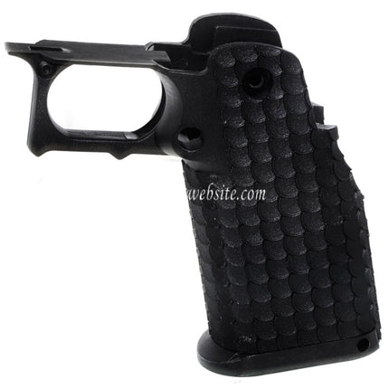 E&C Combat Master Polymère Pistolet Poignée Le Châssis Convient pour E&C Tokyo Marui Hi-Capa Série GBB Pistolet Airsoft Noir