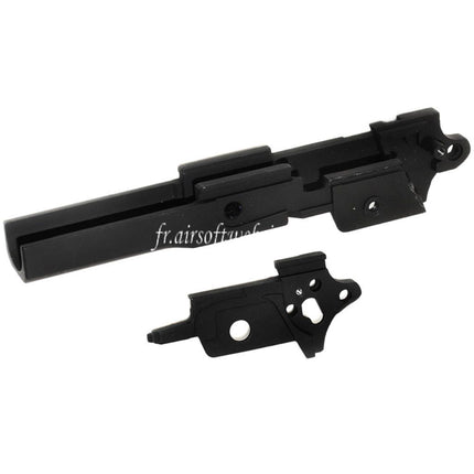E&C Milieu Châssis Convient pour E&C Tokyo Marui Hi-Capa 5.1 Série GBB Pistolet Airsoft Noir