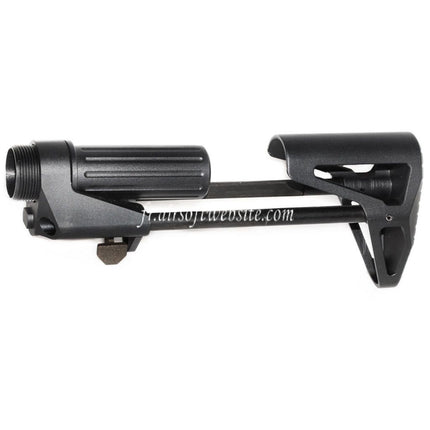 5KU SCW Rétractable PDW Crosse Convient pour Tokyo Marui M4 MWS Série GBB Fusil Airsoft Noir