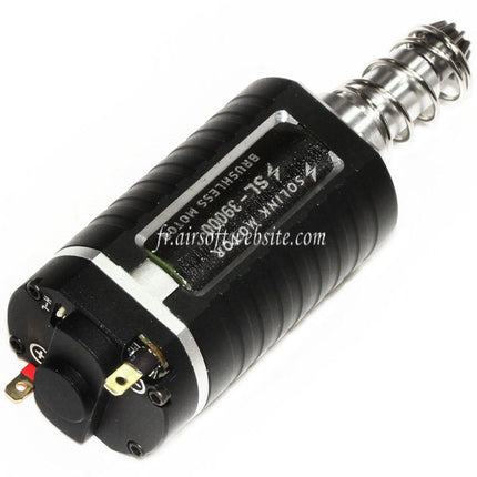 SOLINK SX-1 Advanced Sans Balai Super Grande Vitesse Moteur (Long Axe) 11.1V 39000RPM Convient pour M4 M16 MP5 G3 P90 Série V2 Vitesse Boîte AEG Fusil Airsoft