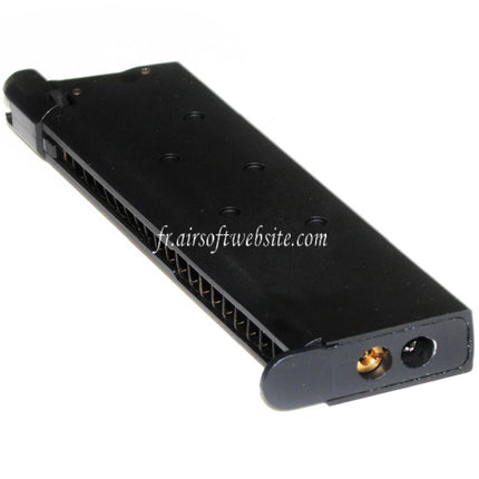 E&C 24 Billes Gaz Chargeur Convient pour 1911 Série GBB Pistolet Airsoft Noir