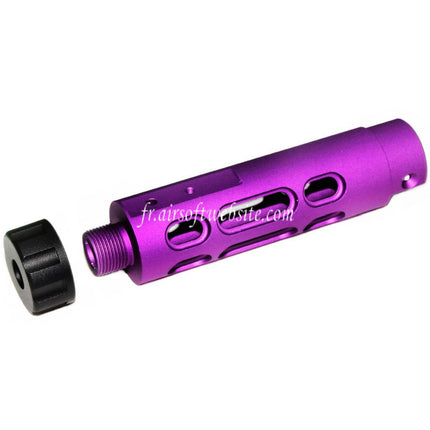 5KU CNC Aluminium Canon Extérieur Type-B Convient pour ACTION ARMY AAP-01 GBB Pistolet Airsoft