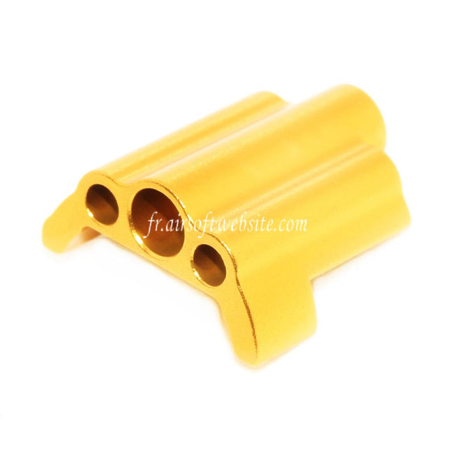 5KU Aluminium Buse Block Convient pour ACTION ARMY AAP-01 GBB Pistolet Airsoft Gold