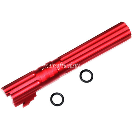 5KU 5 Pouces 123/127mm CNC Aluminium Canon Extérieur +11mm CW sens horaire Convient pour Armorer Works AW WE-TECH Tokyo Marui Hi-Capa 5.1 GBB Pistolet Airsoft