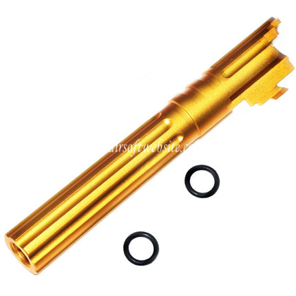 5KU 5 Pouces 123/127mm CNC Aluminium Canon Extérieur +11mm CW sens horaire Convient pour Armorer Works AW WE-TECH Tokyo Marui Hi-Capa 5.1 GBB Pistolet Airsoft