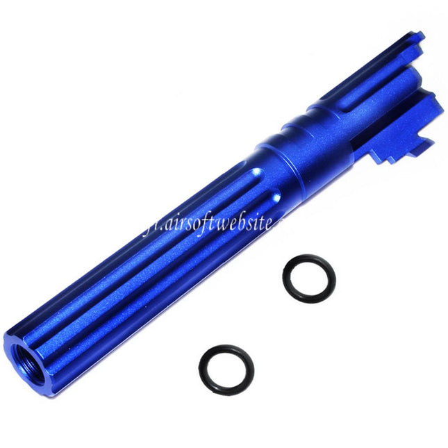 5KU 5 Pouces 123/127mm CNC Aluminium Canon Extérieur +11mm CW sens horaire Convient pour Armorer Works AW WE-TECH Tokyo Marui Hi-Capa 5.1 GBB Pistolet Airsoft