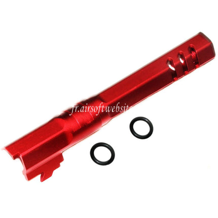 5KU 5 Pouces 123/127mm CNC Hexagone Canon Extérieur +11mm CW sens horaire Convient pour Armorer Works AW WE-TECH Tokyo Marui Hi-Capa 5.1 GBB Pistolet Airsoft