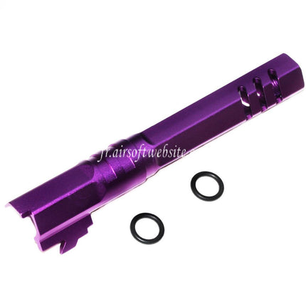 5KU 5 Pouces 123/127mm CNC Hexagone Canon Extérieur +11mm CW sens horaire Convient pour Armorer Works AW WE-TECH Tokyo Marui Hi-Capa 5.1 GBB Pistolet Airsoft