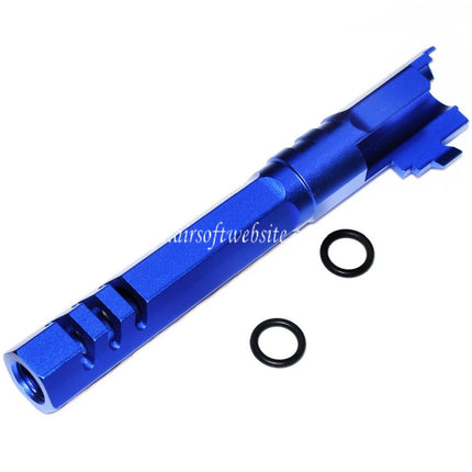 5KU 5 Pouces 123/127mm CNC Hexagone Canon Extérieur +11mm CW sens horaire Convient pour Armorer Works AW WE-TECH Tokyo Marui Hi-Capa 5.1 GBB Pistolet Airsoft