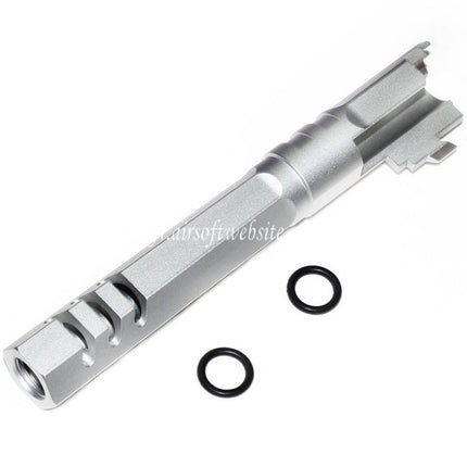 5KU 5 Pouces 123/127mm CNC Hexagone Canon Extérieur +11mm CW sens horaire Convient pour Armorer Works AW WE-TECH Tokyo Marui Hi-Capa 5.1 GBB Pistolet Airsoft