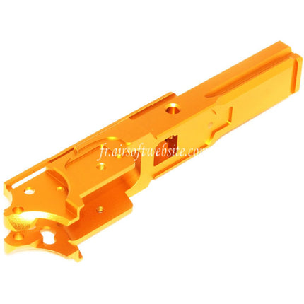 5KU CNC Aluminum Milieu Châssis Type-3 Convient pour Tokyo Marui Hi-Capa Série GBB Pistolet Airsoft