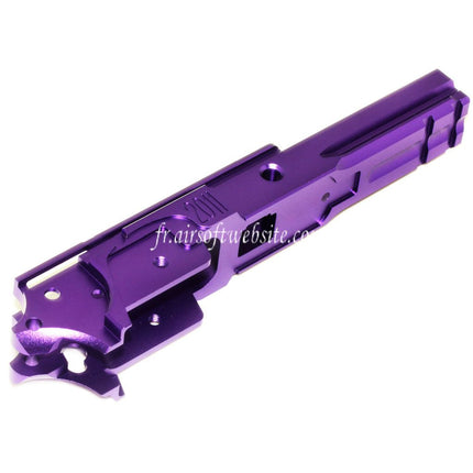 5KU CNC Aluminum Milieu Châssis Type-4 2011 Convient pour Tokyo Marui Hi-Capa Série GBB Pistolet Airsoft