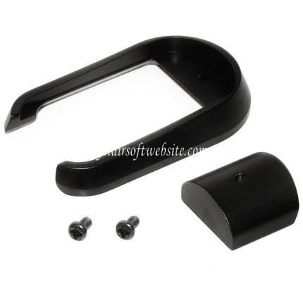 AIP Aluminum SPY Style Magwell V2 Convient pour Tokyo Marui G17 G18C Série GBB Pistolet Airsoft Noir