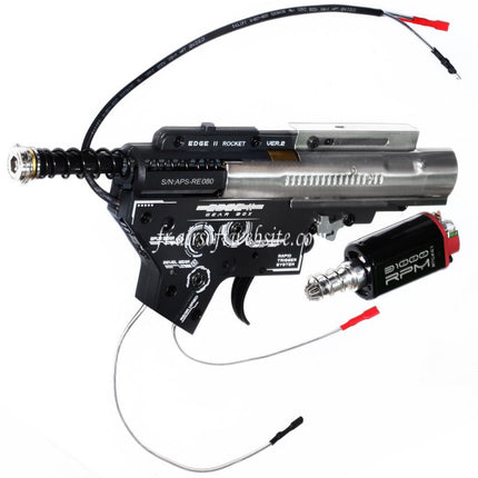 APS Rocket Edge II 8mm High Cycle Version 2 V2 Vitesse Boîte Convient pour APS ASR Tokyo Marui M4 M16 Série AEG Rifle Airsoft Arrière Câblage