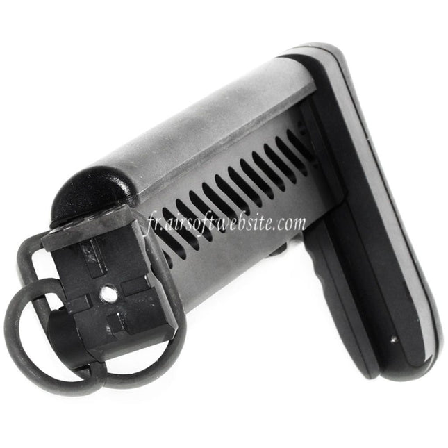 5KU PT-1 Gen2 Multi Position Side Pliable Crosse Convient pour CYMA D-Boys LCT GHK AK Série AEG GBB Fusil Airsoft Noir