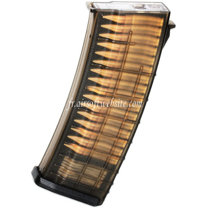 CYMA 170 Billes Mip-Cap Bulgarian Waffle Chargeur Convient pour AK Série AEG Fusil Airsoft Translucide Brun