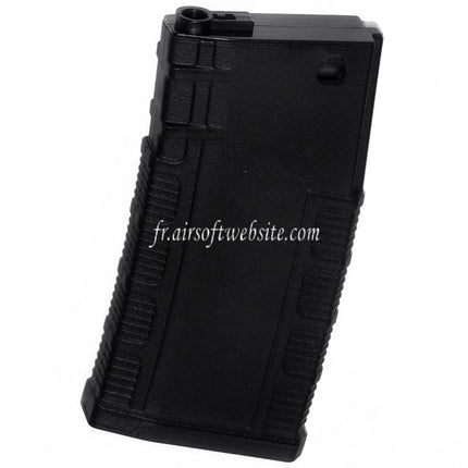 CYMA 100 Billes 170 Billes Mid-Cap Chargeur Convient pour A&K / CYMA / G&P / JG / Golden Eagle / Tokyo Marui SR25 Série AEG Fusil Airsoft Noir