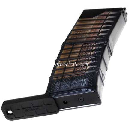 CYMA Lancer Systems L5AWM 300BLACKOUT 30 Billes Gaz Chargeur Convient pour CYMA CGS Tokyo Marui M4 M16 Série MWS GBB Fusil Airsoft