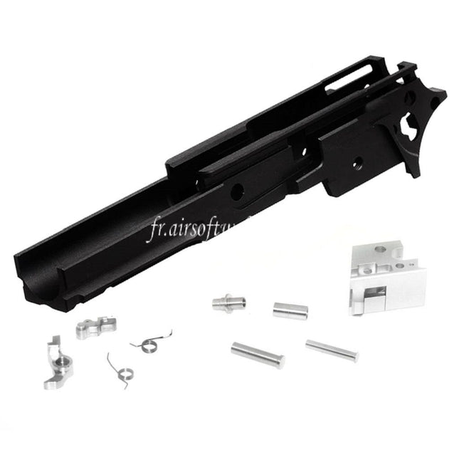 5KU CNC Aluminum Milieu Châssis Type-4 2011 Convient pour Tokyo Marui Hi-Capa Série GBB Pistolet Airsoft