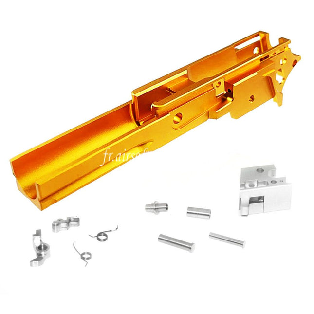 5KU CNC Aluminum Milieu Châssis Type-4 2011 Convient pour Tokyo Marui Hi-Capa Série GBB Pistolet Airsoft