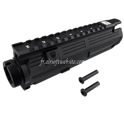 APS Haut Métal Boîtier Convient pour APS PER Série M4 M16 Série AEG Fusil Airsoft Noir