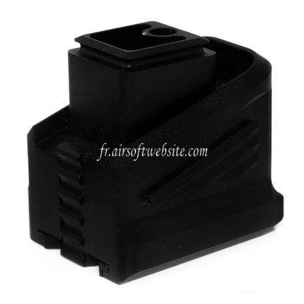 5KU CNC Aluminum Chargeur Extension Pad Convient pour Tokyo Marui G17 G18C G-Série GBB Pistolet Chargeur