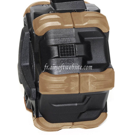WE (WE-TECH) 350 Billes Gaz Chargeur Tambour Convient pour Hi-Capa GBB Pistolet Airsoft