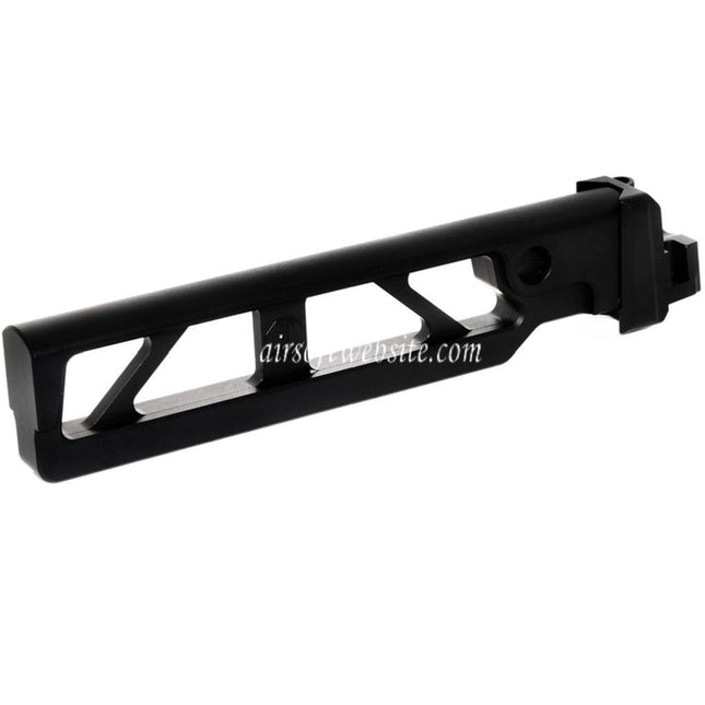 5KU Aluminium 6-Positions Skeleton ST-6 Pliable Crosse Tube avec Adaptateur Convient pour E&L AKS74 AK-105 Série AEG GBB Fusil Airsoft Noir