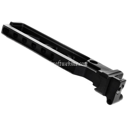 5KU Aluminium 6-Positions Skeleton ST-6 Pliable Crosse Tube avec Adaptateur Convient pour E&L AKS74 AK-105 Série AEG GBB Fusil Airsoft Noir