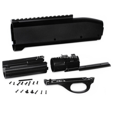 CYMA Original Replacement Polymère Boîtier Convient pour CYMA M870 Spring Action Shotgun Airsoft Noir