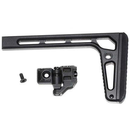 5KU 205mm Minimalist Plus Pliable Crosse Convient pour MCX / MPX M1913 Interface Fusil Airsoft Noir