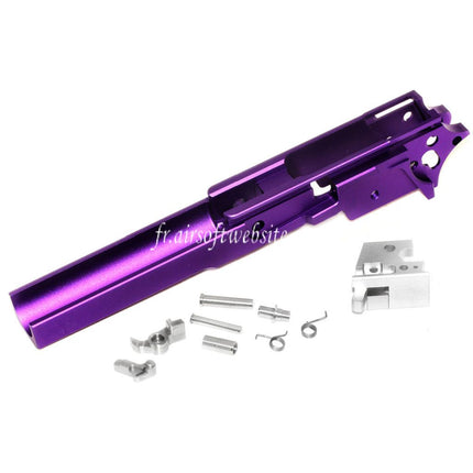 5KU CNC Aluminum Milieu Châssis Type-1 2011 Convient pour Tokyo Marui Hi-Capa Série GBB Pistolet Airsoft