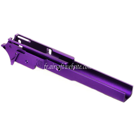 5KU CNC Aluminum Milieu Châssis Type-1 2011 Convient pour Tokyo Marui Hi-Capa Série GBB Pistolet Airsoft