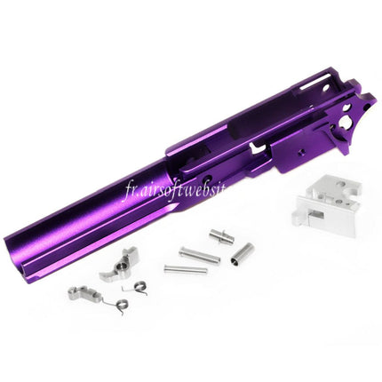 5KU CNC Aluminum Milieu Châssis Sous les rails Version Type-2 Convient pour Tokyo Marui Hi-Capa Série GBB Pistolet Airsoft
