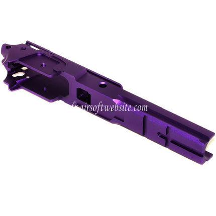 5KU CNC Aluminum Milieu Châssis Sous les rails Version Type-2 Convient pour Tokyo Marui Hi-Capa Série GBB Pistolet Airsoft