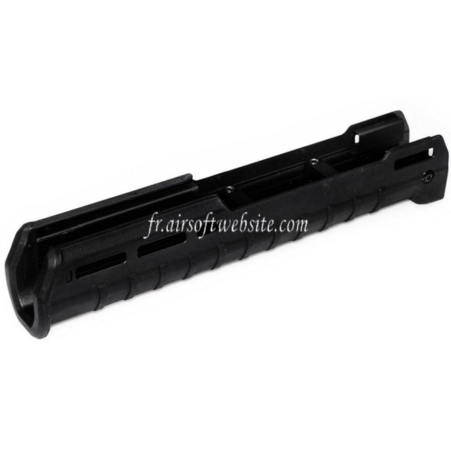 CYMA 297mm Polymère ZHUKOV Style AKM M-LOK Bas Garde-Main System Convient pour CYMA CM077 AK Zhukov Série AEG Fusil Airsoft Noir