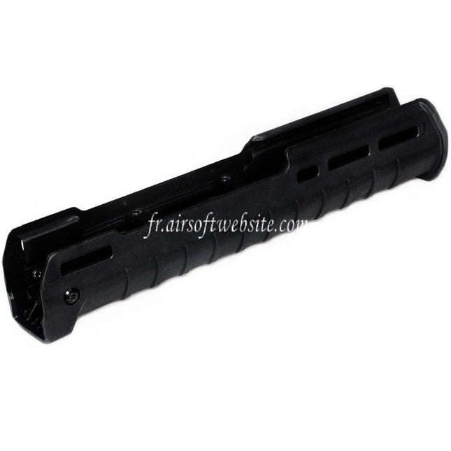 CYMA 297mm Polymère ZHUKOV Style AKM M-LOK Bas Garde-Main System Convient pour CYMA CM077 AK Zhukov Série AEG Fusil Airsoft Noir