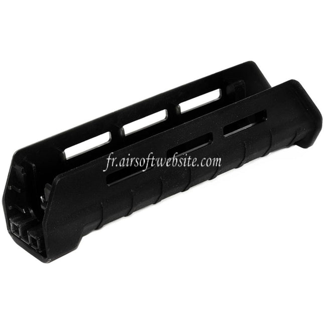 CYMA 198mm Polymère ZHUKOV Style AKM M-LOK Bas Garde-Main System Convient pour CYMA CM077E AK Zhukov Série AEG Fusil Airsoft Noir