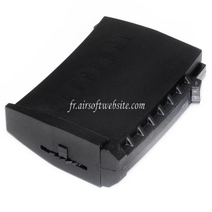 CYMA 300 Billes Polymère Hi-Cap Chargeur Convient pour Real Sword RS / S&T / CYMA / Tokyo Marui SVD Dragunov Série AEG Sniper Fusil Airsoft Noir