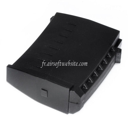 CYMA 100 Billes Polymère Mid-Cap Chargeur Convient pour Real Sword RS / S&T / CYMA / Tokyo Marui SVD Dragunov Série AEG Sniper Fusil Airsoft Noir