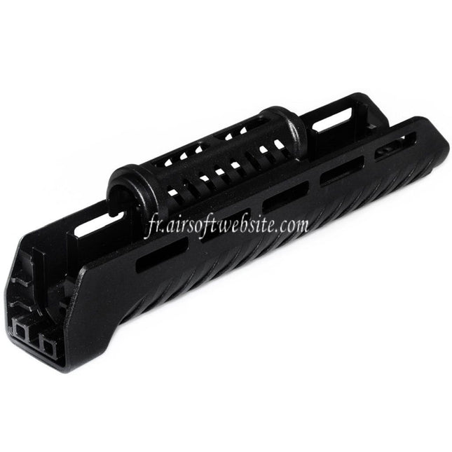 CYMA 110mm/265mm Polymère ZHUKOV Style AKM M-LOK Haut Bas Garde-Main System Convient pour CYMA AK Série AEG Fusil Airsoft Noir