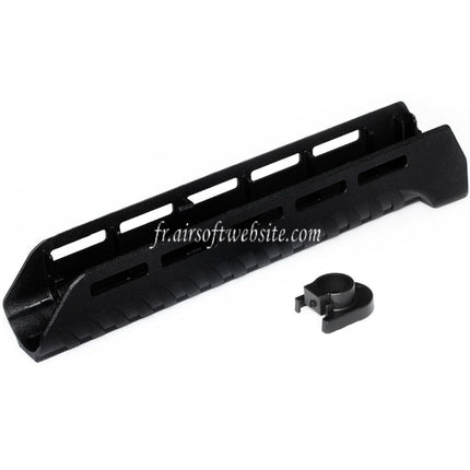 CYMA 265mm Polymère ZHUKOV Style AKM M-LOK Bas Garde-Main System Convient pour CYMA AK Série AEG Fusil Airsoft Noir