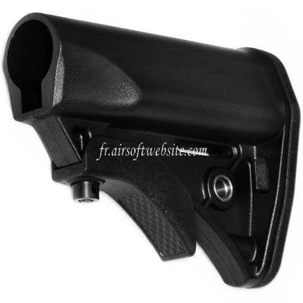 CYMA LWRCI Style Compact Rétractable Crosse Convient pour M4 M16 CYMA CM041H MP5 AEG Fusil Airsoft Noir