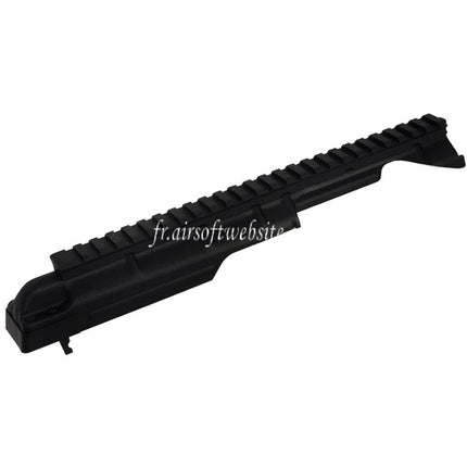CYMA 297mm Top Rail Haut Boîtier Couverture Convient pour CYMA Tokyo Marui SVD Série AEG Fusil Airsoft Noir